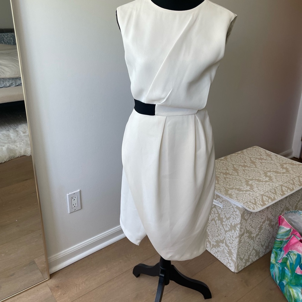 White dress great for cocktail hour